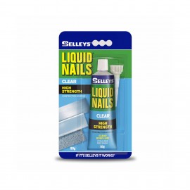 Selleys Liquid Nails Clear Construction Adhesive 80g Selleys Liquid Nails Clear Construction Adhesive 80g